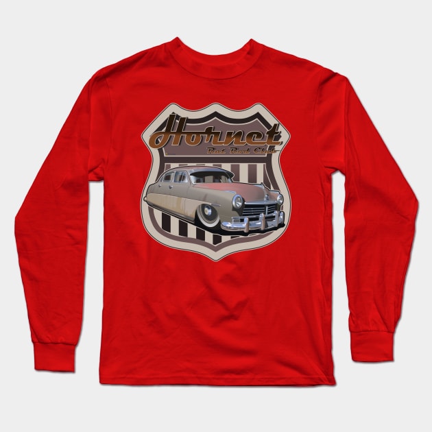 Hudson Hornet Long Sleeve T-Shirt by Akira31